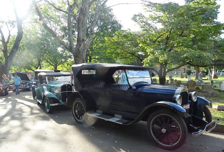 Cemetery Stroll display